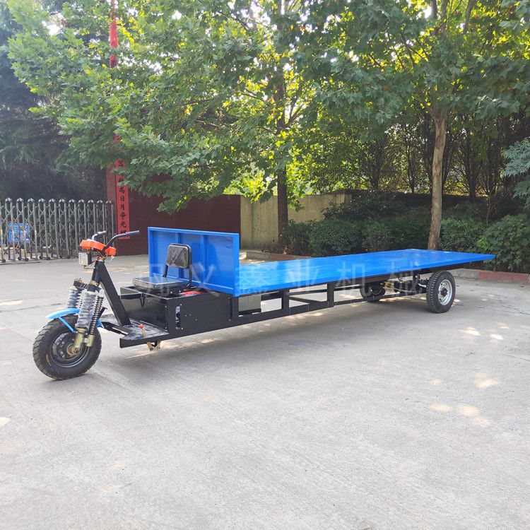 加長(zhǎng)8米材料搬運(yùn)電動(dòng)平板車(chē)解決了用戶(hù)轉(zhuǎn)運(yùn)難題